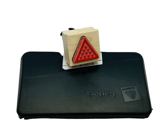 Radiant Triangle Stamp
